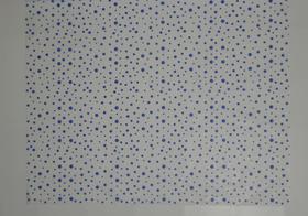 Papel de Seda 50x70 Pacote C/50 Unidades estampado - BOLINHAS AZUIS