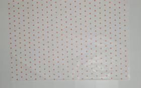 Papel de Seda 50x70 Pacote C/50 Unidades estampado - BOLINHAS LARANJA - ART COLOR PAPEIS