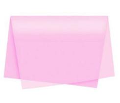 Papel de seda 50x70 rosa bebê ac 016 - pacote com 100 folhas - ART COLOR PAPEIS