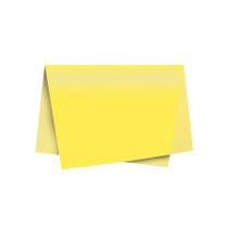 Papel de Seda - 50x70cm - Amarelo - 10 folhas - Riacho - Rizzo