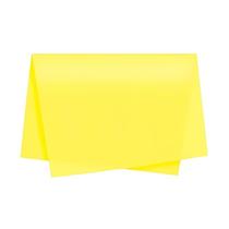 Papel De Seda Amarelo 60cm x 48cm Pacote com 100 Folhas