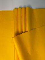 Papel de seda amarelo gema 7022 100 unidades pcts 50x70, 50x35 e 25x35 embrulhos, presentes, rococó e pipas