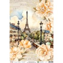 Papel de Seda Arte Fácil Paris Florida - SE-02