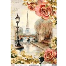 Papel de Seda Arte Fácil Torre Eiffel - SE-01 Papel de Seda Arte Fácil Torre Eiffel - SE-01