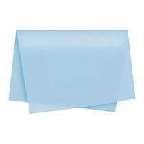 Papel De Seda Azul Claro 60cm x 48cm Pacote com 100 Folhas