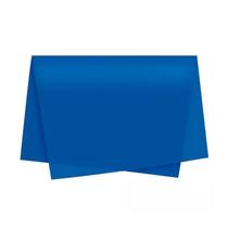 Papel De Seda Azul Escuro 60cm x 48cm Pacote com 100 Folhas