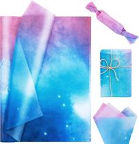 Papel de seda Bolsome 100 folhas rosa-azul gradiente 35x50cm