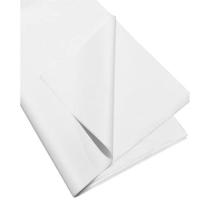 Papel De Seda Branco Liso 25x50 100 Folhas Presente Embalagem Embrulho Cesta - SFT EMBALAGENS