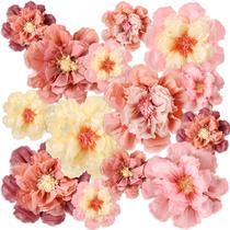 Papel de seda Flowers MotiMind, 12 peças, cor vintage, 50 cm, 25 cm