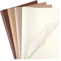 Papel de seda Koogel 112 folhas, 50x35cm, embrulho de presente marrom