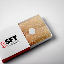 Papel De Seda Kraft Decorada Estampa Coração 200 Folhas 35x50 Presente Embalagens