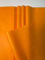 Papel de seda laranja 100 unidades pcts 50x70, 50x35 e 25x35 embrulhos, rococó e pipas