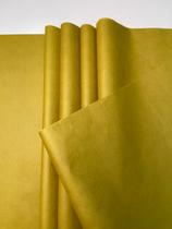 Papel de seda mostarda 100 unidades pcts 50x70, 50x35 e 25x35 embrulhos, presentes, rococó e pipas