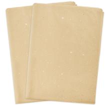 Papel de seda MR FIVE 30 folhas Kraft com glitter 50x70cm