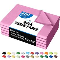Papel de seda Party Solids Pink 480 folhas 15x20 cm