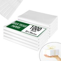 Papel de seda PINWATT 1000 folhas 50x75cm branco para embrulho de presente Papel de seda PINWATT 1000 folhas 50x75cm branco para embrulho de presente