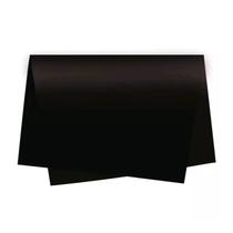 Papel De Seda Preto 60cm x 48cm Pacote com 100 Folhas