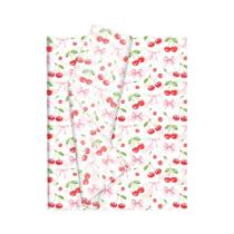 Papel De Seda Rosa Cereja Pera Da Neve 20-50 Peças Para Embalagem De Presente DIY, Artigos Para