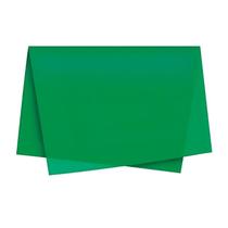Papel De Seda Verde Bandeira 60cm x 48cm Pacote com 100 Folhas