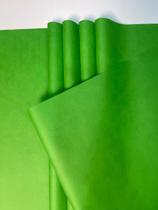 Papel de seda verde médio 100 unidades pcts 50x70, 50x35 e 25x35 embrulhos, presentes, rococó e pipas