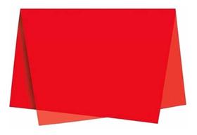 Papel De Seda Vermelho 48x60 - 100 Unidades - Sacolasbr