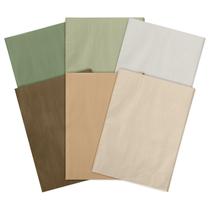 Papel de seda Whaline 90 folhas marrom verde 35x50cm Boho Papel de seda Whaline 90 folhas marrom verde 35x50cm Boho