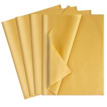 Papel de seda woric Gold 160 folhas 35x50cm para sacolas de presente Papel de seda woric Gold 160 folhas 35x50cm para sacolas de presente