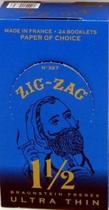 Papel de Seda ZIG-ZAG Ultra Fino Tamanho 1 1/2 Pacote com 3 Papel de Seda ZIG-ZAG Ultra Fino Tamanho 1 1/2 Pacote com 3