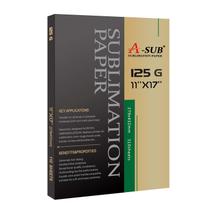 Papel de sublimação A-SUB 11x17 125gsm para impressora de sublimação