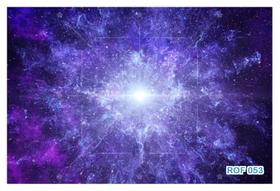 Papel De Teto Céu Espaço Estrelas Galáxias 3,5M Rof53