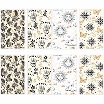 Papel de transferência de argila polimérica CRASPIRE 20 unidades, 4 estilos, 7 x 12 cm