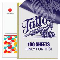Papel de transferência de tatuagem Phomemo TP31 para impressora TP31 100Pcs
