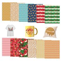 Papel de transferência por sublimação Tintnut 12 folhas 30x25 cm de Natal