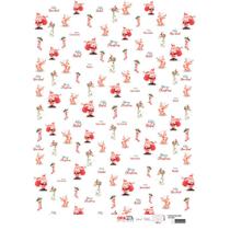 Papel Decoup. 2540 Estampa Papai Noel