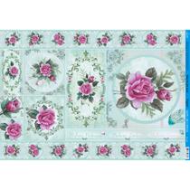 Papel Decoup. Pd-661 Fem. Rosas