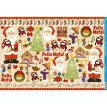 Papel Decoupage Natal Litoarte PDN - 134 - Papais Noeis, Pinguins 50 X 34,3cm Papel Decoupage Natal Litoarte PDN - 134 - Papais Noeis, Pinguins 50 X 34,3cm
