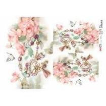Papel Decoupage Opapel 30x45cm 2396 Joias Opa Brinde