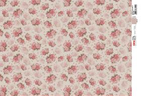 Papel Decoupage Opapel 30x45cm 2403 - Estampa Flores Micro I Opa