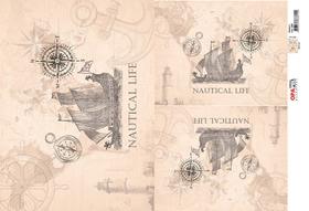 Papel Decoupage Opapel 30x45cm 2485 Nautico I Opa Papel Decoupage Opapel 30x45cm 2485 Nautico I Opa
