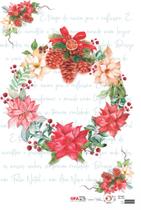 Papel Decoupage Opapel 30x45cm 2541 Guirlanda Opa