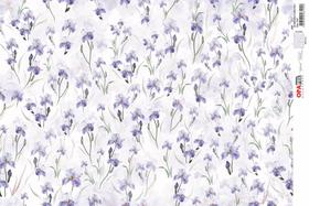 Papel Decoupage Opapel 30x45cm 3187 Estamparia Flores Iris I Opa