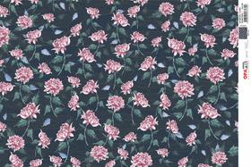 Papel Decoupage Opapel 30x45cm 3190 Estamparia Flores Crisantemos I Opa