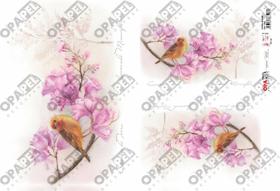 Papel Decoupage Opapel 30x45cm Canario da Terra 2385 Opa