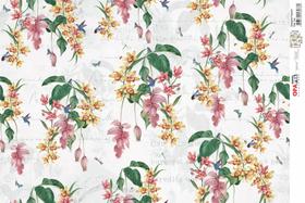 Papel Decoupage Opapel Estamparia Tropical Ii 3334 30x45cm Opa