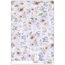 Papel Decoupage Opapel Opa 30x45 Estamparia Flores 3188