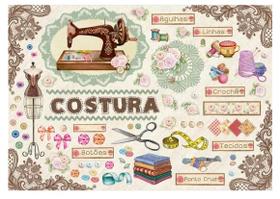 Papel Decoupage PD-1031 Costura 34,3x49 - Litoarte