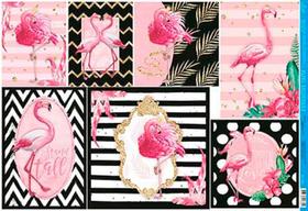 Papel Decoupage Pd-945 Flamingo 34,3x49 - Litoarte Papel Decoupage Pd-945 Flamingo 34,3x49 - Litoarte