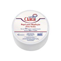 Papel Depilação Falso Tecido Santa Clara Rolo De 50m