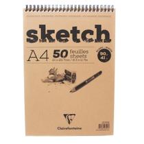 Papel Desenho e Sketchbook Clairefontaine A4 90g 50 folhas Papel Desenho e Sketchbook Clairefontaine A4 90g 50 folhas