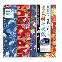 Papel Dobradura Origami Toyo Kyo Yuzen Chiyogami 15cm 32 Folhas